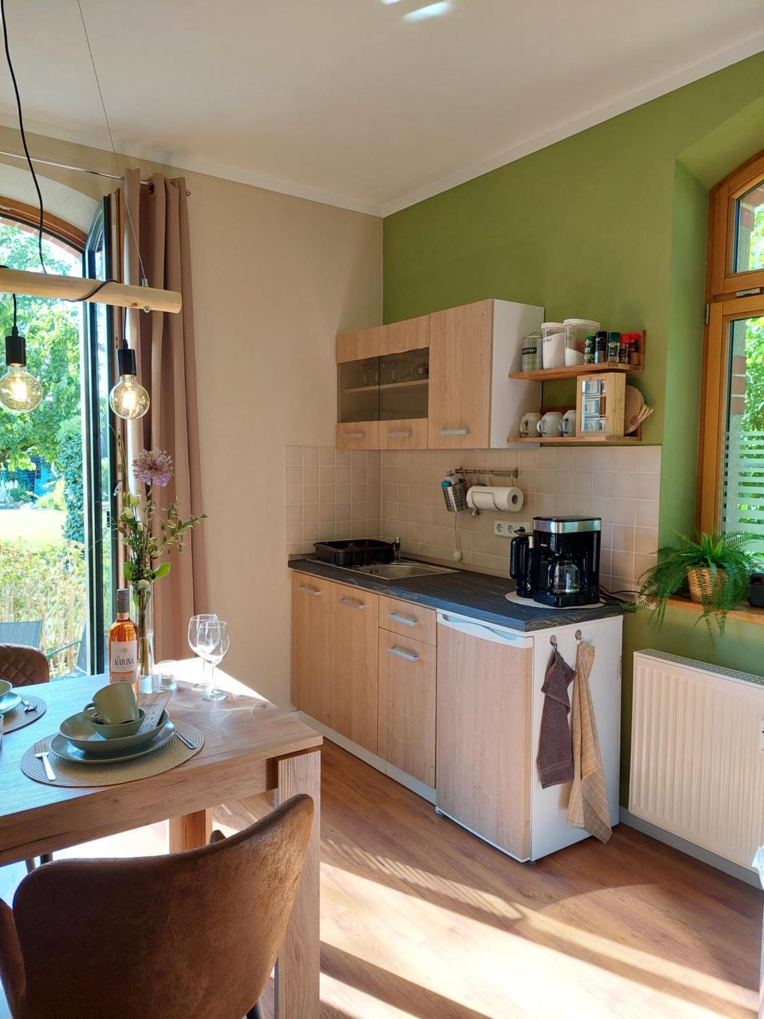 Ferienwohnung Am Buergerteich 2 比绍夫斯韦尔达 外观 照片