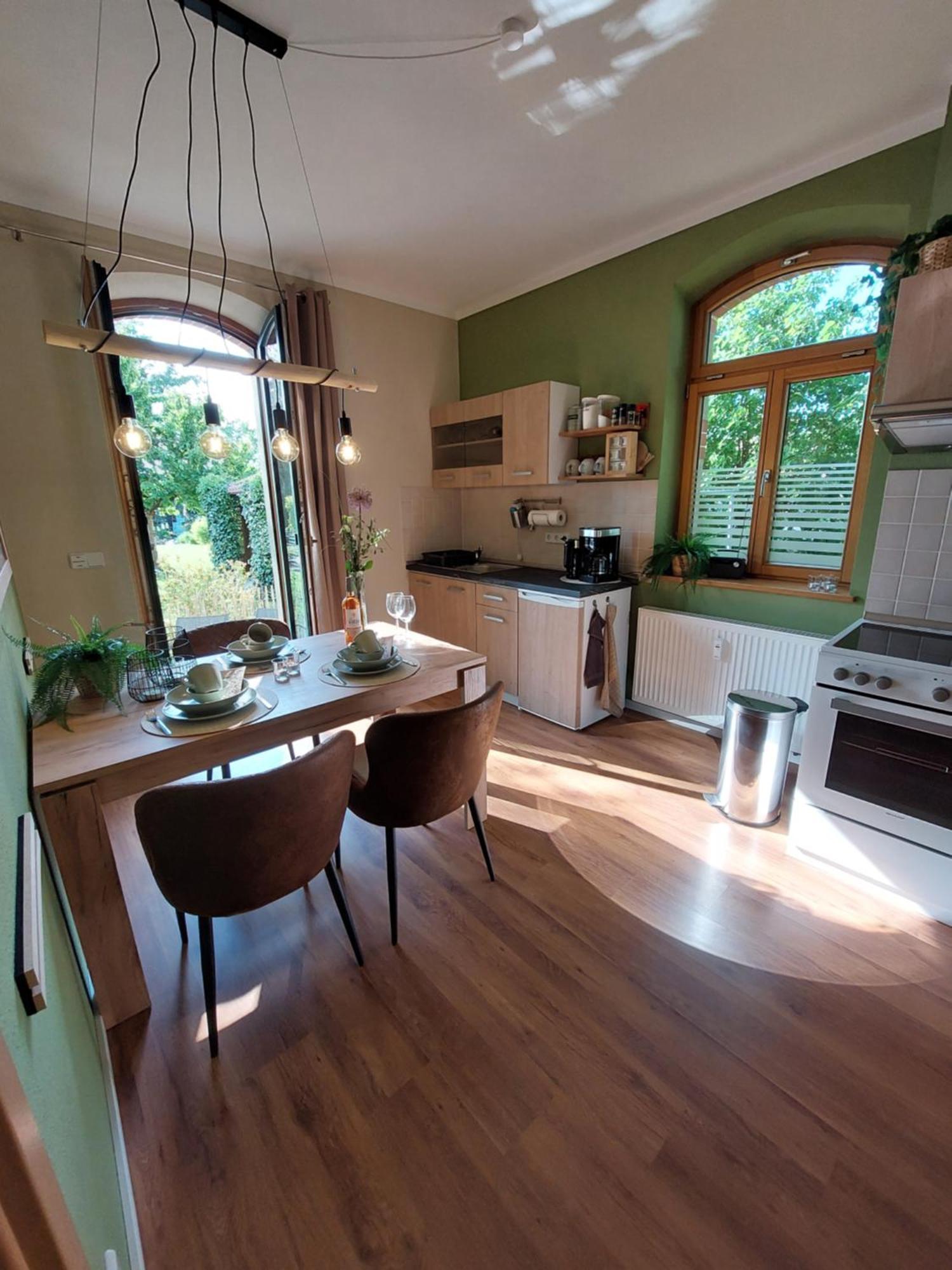 Ferienwohnung Am Buergerteich 2 比绍夫斯韦尔达 外观 照片
